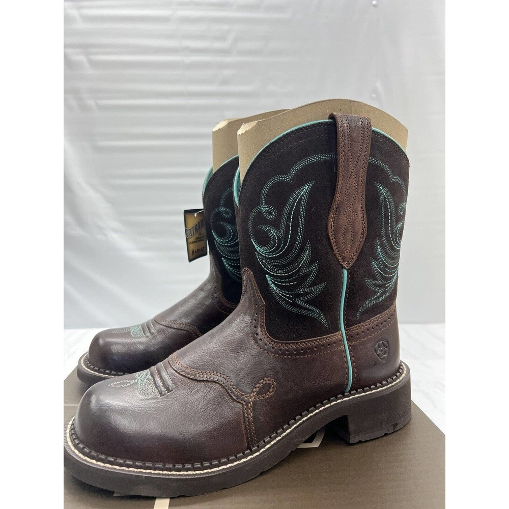 New Ariat Women's Fatbaby Heritage Dapper Western Cowboy Boots Size 9.5W